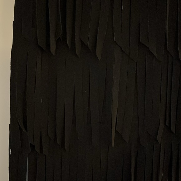 Cache Black Fringe Skirt - Picture 3 of 6